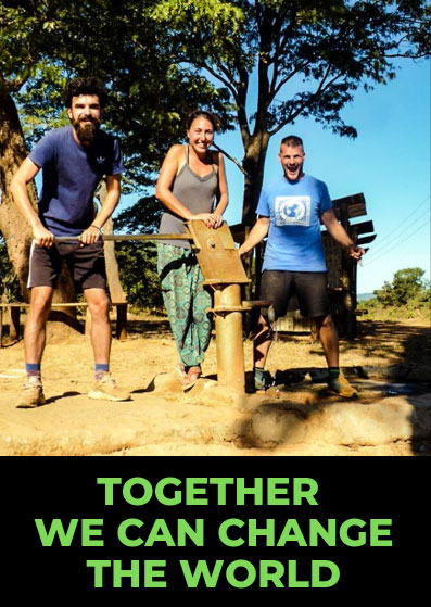 Poster Together We Can Change Green