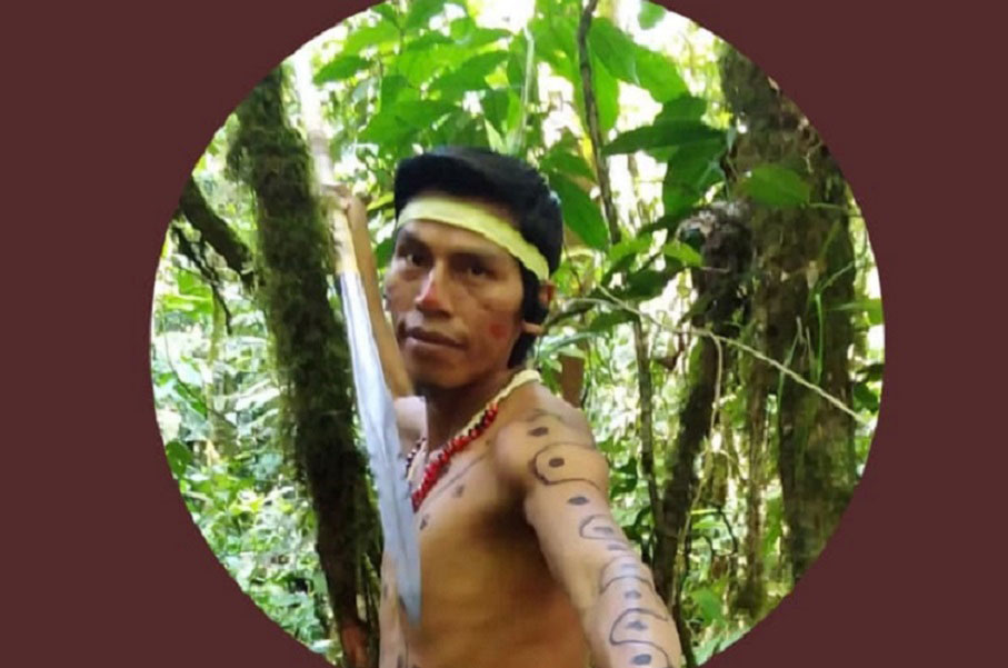 Ramon Ubune from the Waorani people in Ecuador