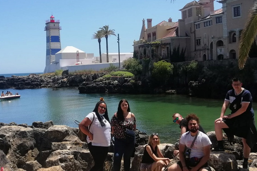 On a study trip to Cascais in Portugal