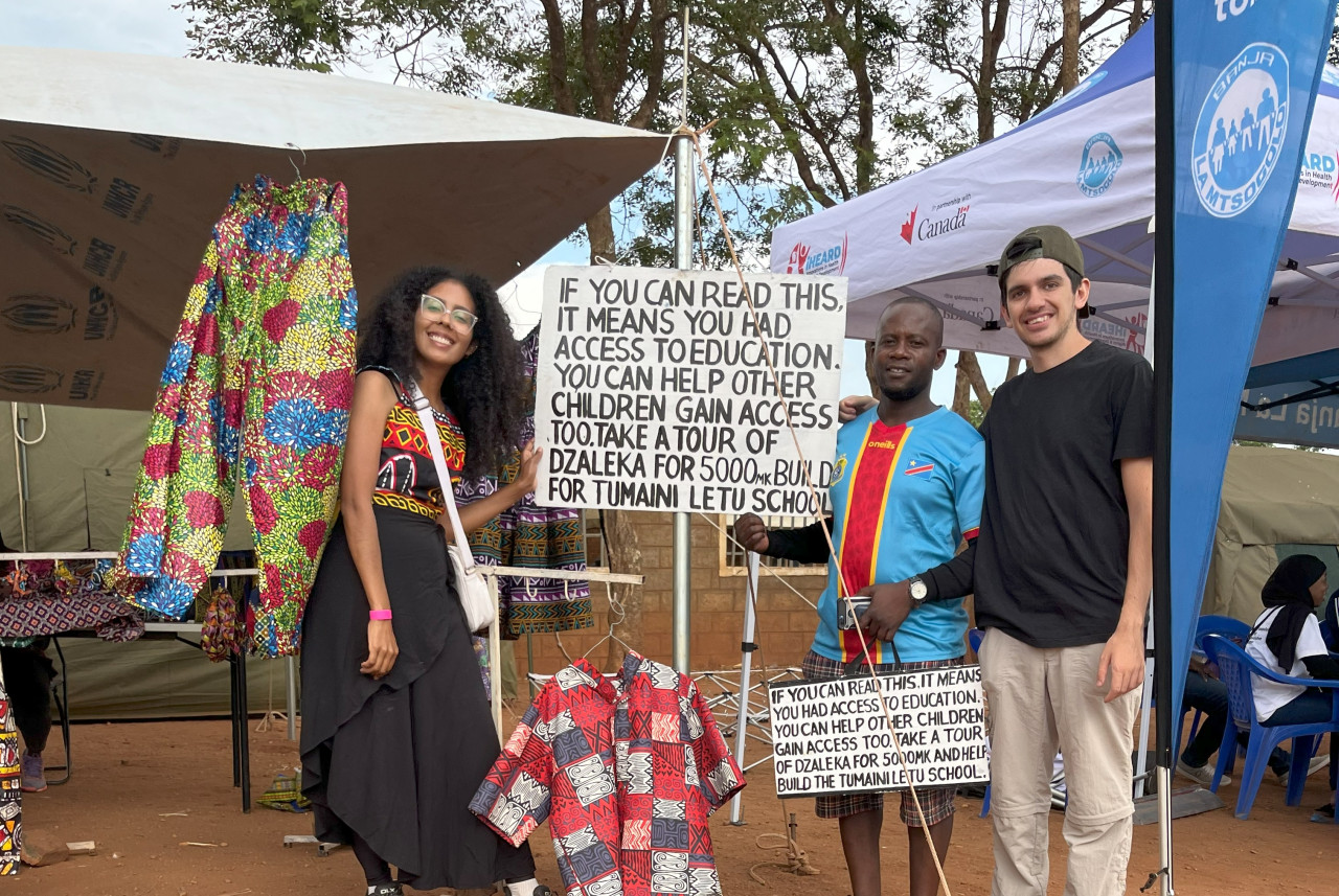 Emelli-with-DAPP-Malawi-exhibition