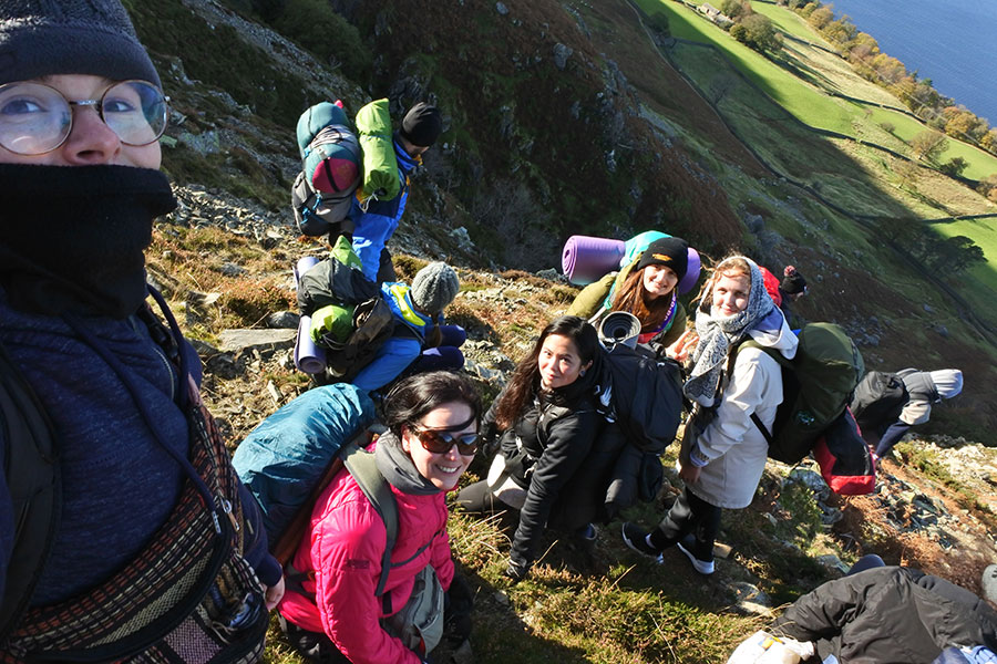 Campamento en Ullswater Lake