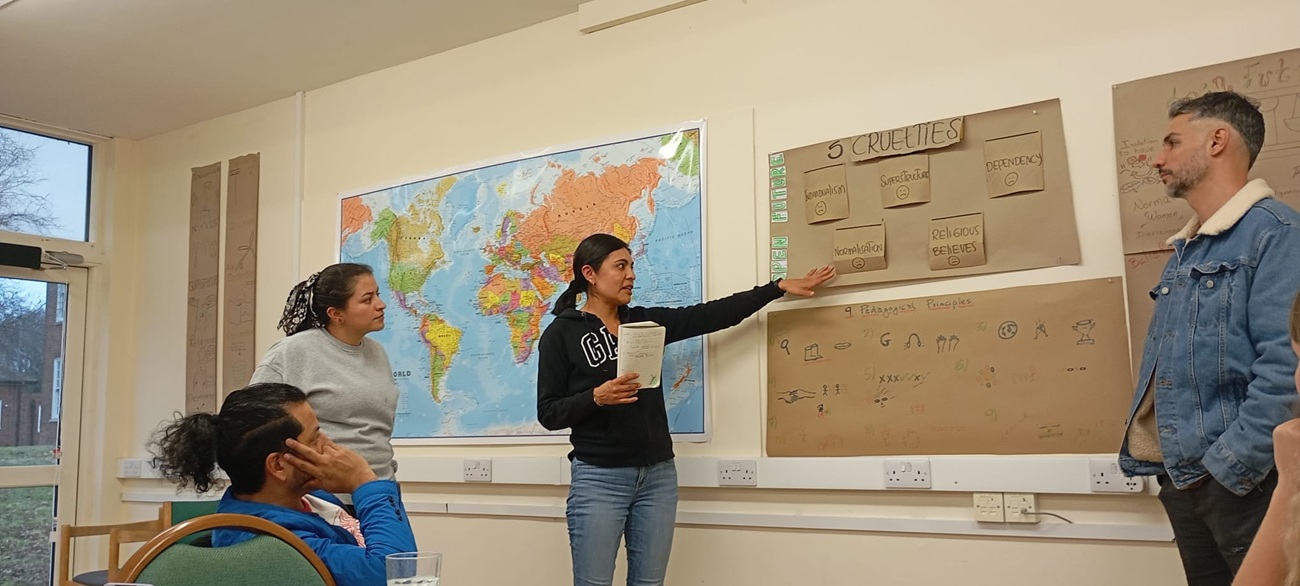 The students are in the driving seat of their training The students are in the driving seat of their training